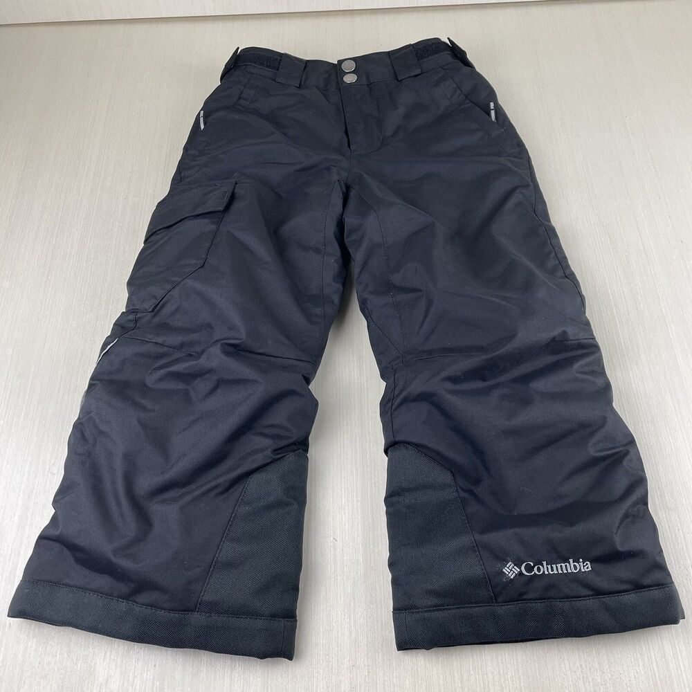 Columbia Omni Heat Kids Ski Pants Size XXS Black Girl Boy Snow Omni Tech